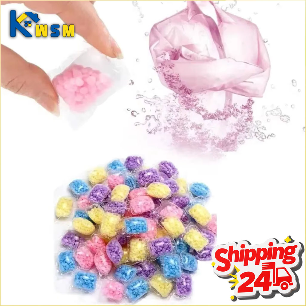 Scent Booster Bead - 10-80PCS Wateroplosbare Wasgeurversterker Kralen Langdurige Geur