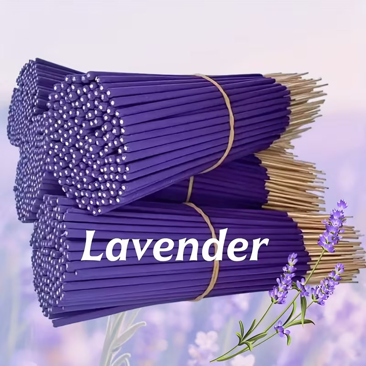 Smokeless Incense Stick - Verkrijgbaar in 57/129/299 stuks, lavendel premium