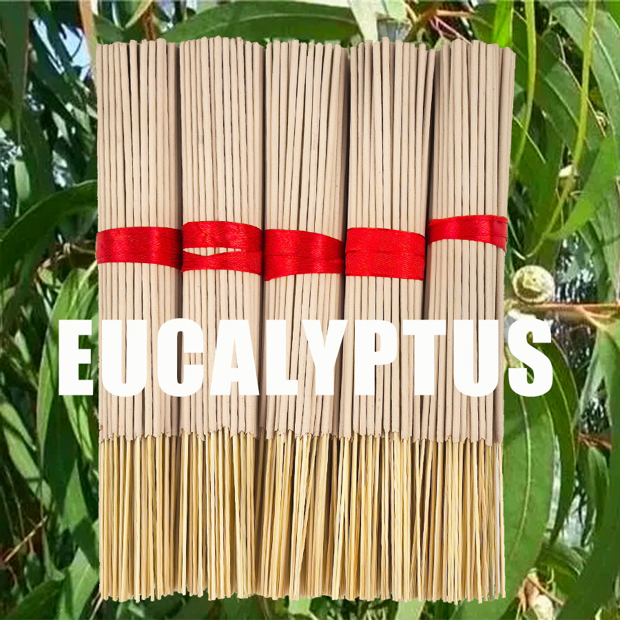 Smokeless Incense Stick - Hoogwaardige natuurlijke bamboe eucalyptus wierookstokjes -