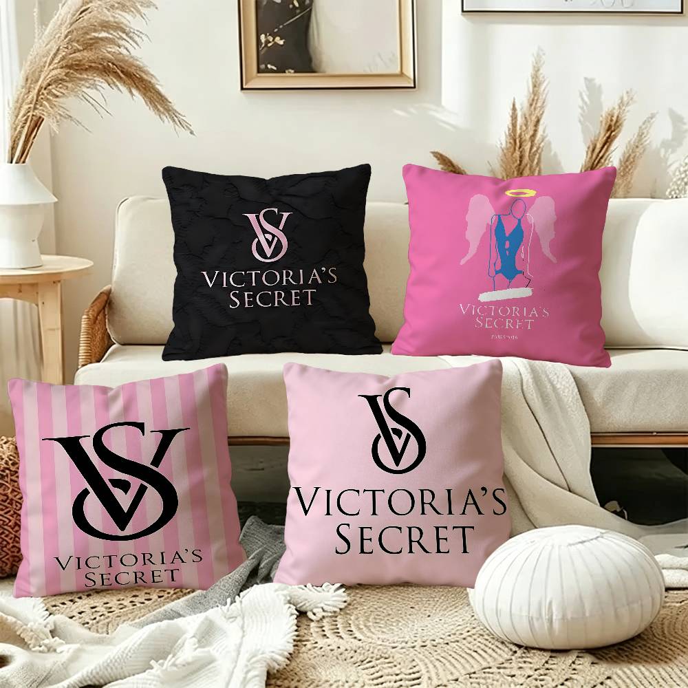 Home Fragrance Victoria Secret - V-Victoria-logo-S-Secret Kussenslopen Home Beddengoed Decoratieve kussensloop