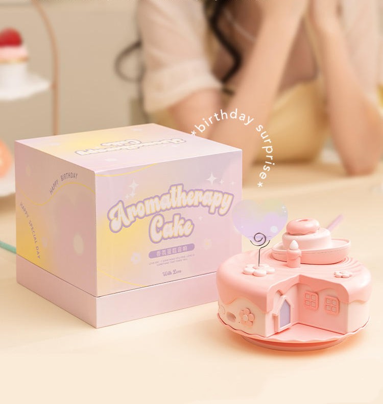 Home Fragrance No 3 - MARtube roterende aromatherapie taart Bluetooth-luidspreker geur
