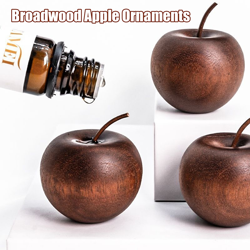 Home Fragrance No 3 - 1/3/Set Houten Appelvormige Essentiële Olie Diffuser