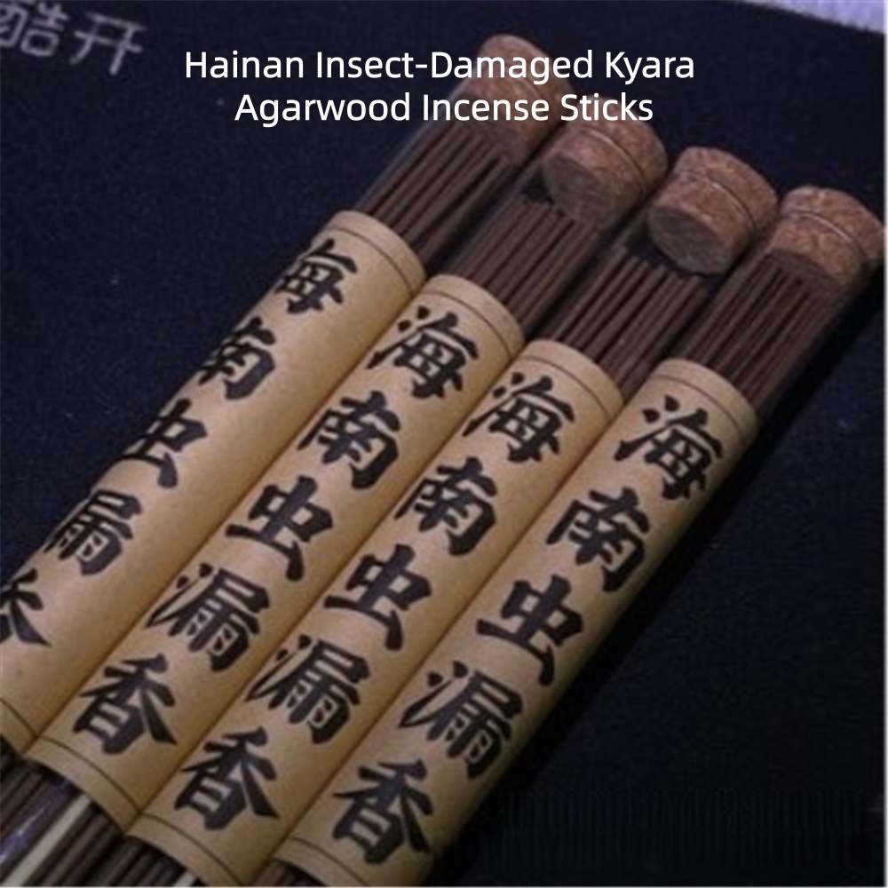 Smokeless Incense Stick - Hainan Insectenbeschaadigde Kyara Agarhout wierookstokjes 10g/buisje,