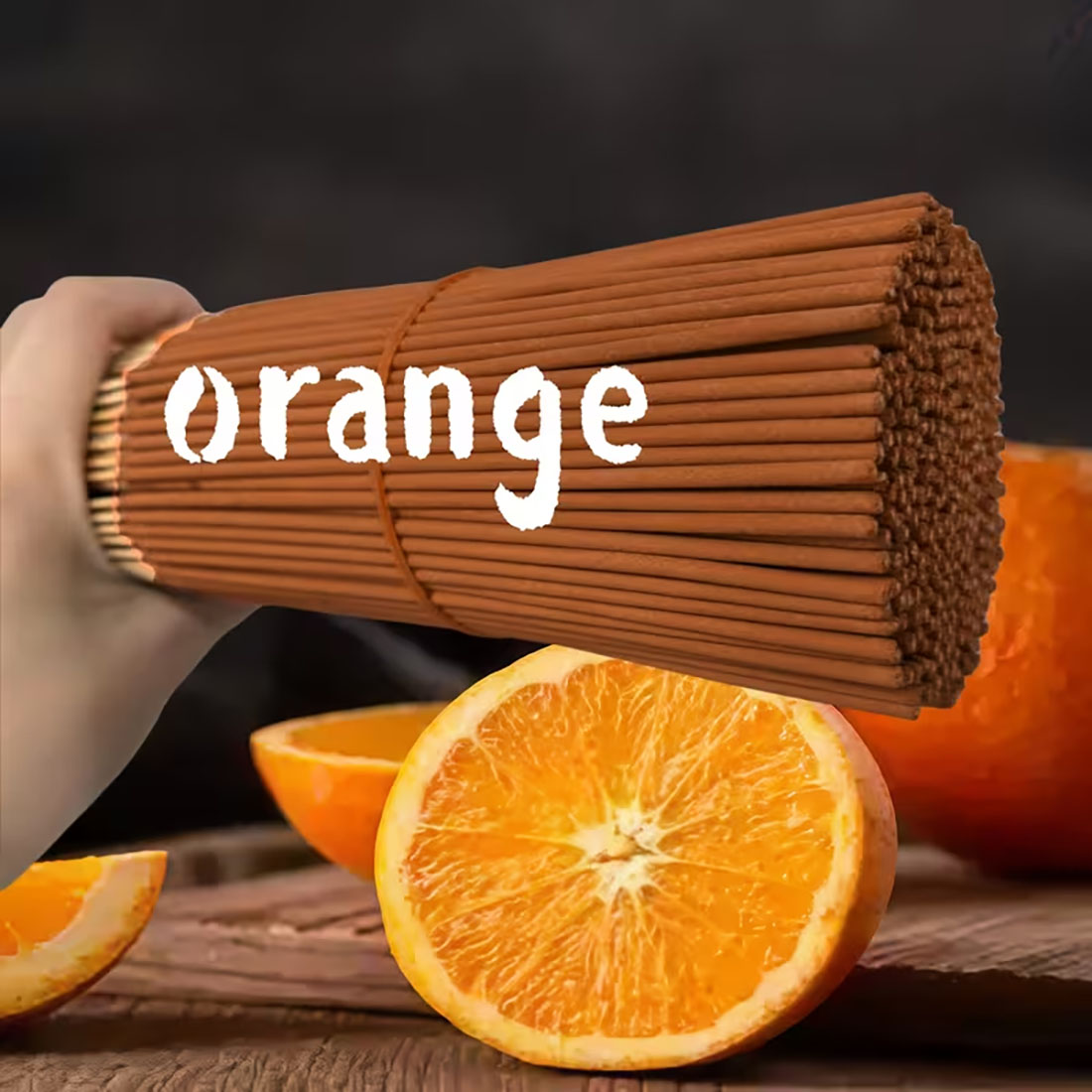 Smokeless Incense Stick - Natuurlijke oranje wierookstokjes zijn van hoge