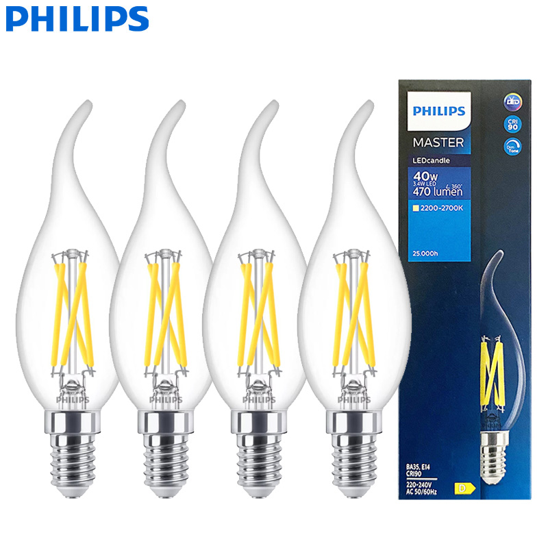 Philips Bulb Led Classic - Philips Master LED-kaars E14 gloeilampen 3,4