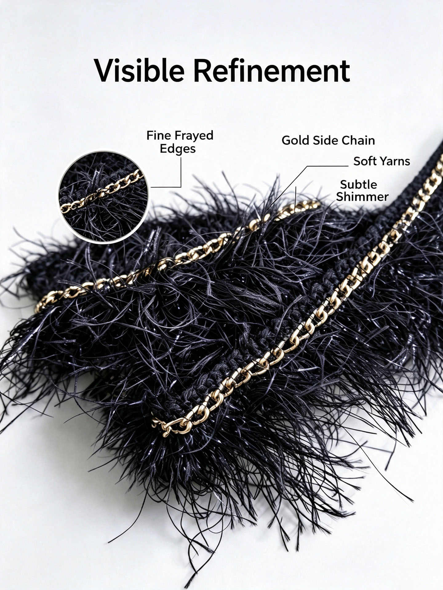 3 meter zwart lint met nepvere - Home Fragrance No 3 recensie en prijs