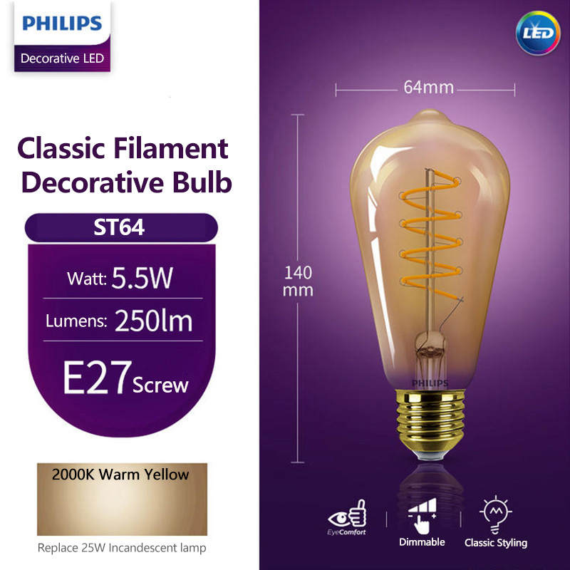 Philips LED Decoratieve Lamp S - Philips Bulb Led Classic recensie en prijs
