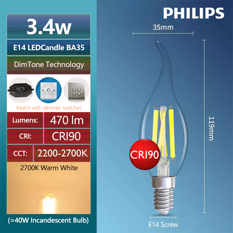 Philips Master LED-kaars E14 g - Philips Bulb Led Classic recensie en prijs